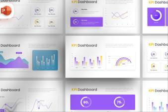 KPI Dashboard Analysis - PowerPoint Template